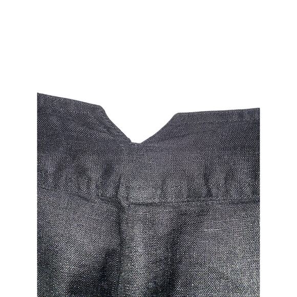 Equipment kalil cropped linen wide leg pants Black Size 6 Women - Picture 6 of 9